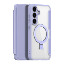 Заредете изображение във визуализатора на галерията – Dux Ducis Skin X Pro case with magnetic ring / stand for Samsung S24 - purple
