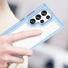 Заредете изображение във визуализатора на галерията – Outer Space Case for Samsung Galaxy S23 Ultra cover with a flexible frame blue
