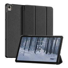 Заредете изображение във визуализатора на галерията – Dux Ducis Domo case for Nokia T21 smart cover stand black
