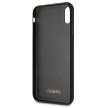 Заредете изображение във визуализатора на галерията – Guess GUHCI65TGGGBK iPhone Xs Max czarny/black hard case Classic Double Layer Glitter

