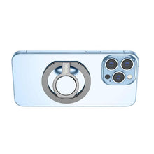 Заредете изображение във визуализатора на галерията – Hoco rign holder magnetic metal gm104 metal gray - TopMag
