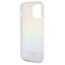 Заредете изображение във визуализатора на галерията – Original faceplate case GUESS GUHCP13LHDECMI for iPhone 13 Pro (IML Faceted Mirror / disco iridescent)
