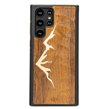 Заредете изображение във визуализатора на галерията – Wooden case for Samsung Galaxy S22 Ultra Bewood Mountains Imbuia
