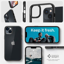 Заредете изображение във визуализатора на галерията – Spigen ultra hybrid гръб за iphone 14 matte black - TopMag
