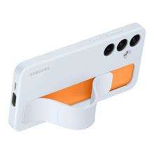 Заредете изображение във визуализатора на галерията – Samsung Standing Grip Case EF-GS921CLEGWW with holder / stand for Samsung Galaxy S24 - light blue
