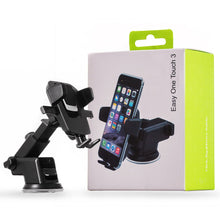 Заредете изображение във визуализатора на галерията – Telescopic Car Mount Phone Holder Dashboard or Windshield for black
