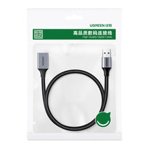 Заредете изображение във визуализатора на галерията – Ugreen extension cable adapter USB (male) - USB (female) 3.0 5Gb/s 0.5m gray (US115)
