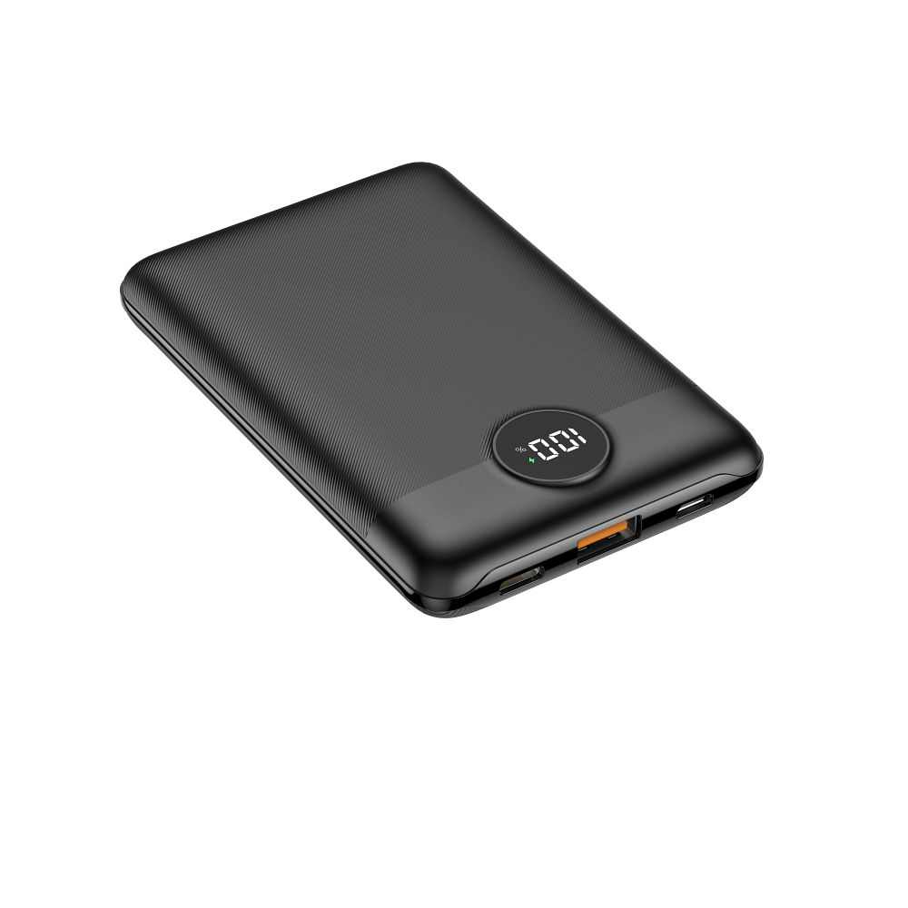 Power bank veger s11 - 10 000mah lcd quick charge pd22,5w black - TopMag