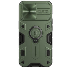 Заредете изображение във визуализатора на галерията – Nillkin CamShield Armor TPU+PC for Iphone 13 Pro green
