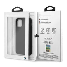 Заредете изображение във визуализатора на галерията – Etui hardcase BMW BMHCN58SILBK iPhone 11 Pro czarny/black Silicone
