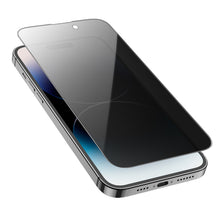 Заредете изображение във визуализатора на галерията – Borofone Tempered glass BF7 Diamond Armor Full Screen Anti-spy for Iphone 14 Pro
