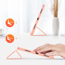 Заредете изображение във визуализатора на галерията – Dux Ducis Domo case iPad 10.9'' 2022 (10 gen.) smart cover stand pink
