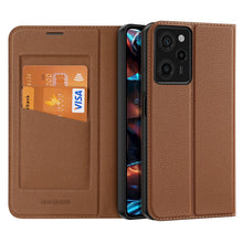 Заредете изображение във визуализатора на галерията – Dux Ducis Skin X2 Case For Xiaomi Redmi Note 12 Pro / Poco X5 Pro 5G Cover Flip Wallet Stand Brown
