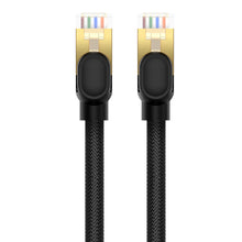 Заредете изображение във визуализатора на галерията – Baseus High Speed ​​Cat 8 40 Gb/s Ethernet cable 3 m - black
