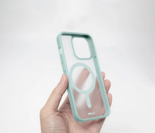 Заредете изображение във визуализатора на галерията – LAUT Huex Protect case with MagSafe for iPhone 14 Plus / 15 Plus - mint
