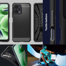 Заредете изображение във визуализатора на галерията – Spigen RUGGED ARMOR XIAOMI REDMI NOTE 12 5G / POCO X5 5G MATTE BLACK
