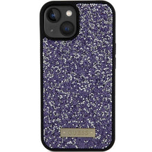 Заредете изображение във визуализатора на галерията – Original faceplate case GUESS GUHCP15SPFGSBSP for iPhone 15 (Rhinestone Metal Logo / Light pink)
