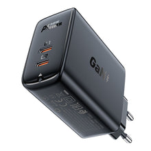 Заредете изображение във визуализатора на галерията – Acefast charger 2 x typ c qc4.0 pd45w gan a29 black
