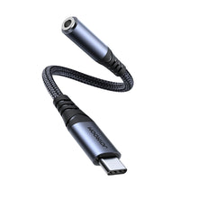Заредете изображение във визуализатора на галерията – Joyroom SY-C01 USB-C DAC adapter to 3.5 mm mini jack - black
