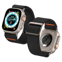 Заредете изображение във визуализатора на галерията – Spigen Fit Lite Ultra Fabric Strap for Apple Watch 4/5/6/7/8/SE/Ultra (44/45/49mm) Spigen Fit Lite Ultra - Black
