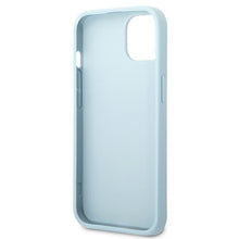 Заредете изображение във визуализатора на галерията – Guess GUHCP13MPS4MB iPhone 13 6.1" blue/blue hardcase Saffiano 4G Small Metal Logo
