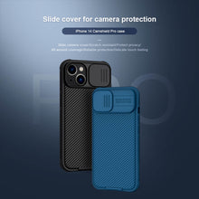 Заредете изображение във визуализатора на галерията – Nillkin CamShield Pro PC+TPU Case for Iphone 14/13 purple
