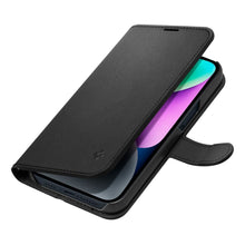 Заредете изображение във визуализатора на галерията – SPIGEN Wallet S book for IPHONE 14 black
