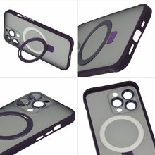 Заредете изображение във визуализатора на галерията – Tel Protect Magical Magsafe Stand Case for Iphone 14 purple

