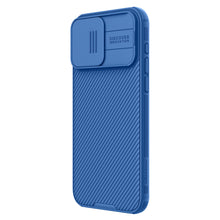 Заредете изображение във визуализатора на галерията – Nillkin CamShield Pro Magnetic Case for iPhone 15 Pro Max with Camera Cover - Blue
