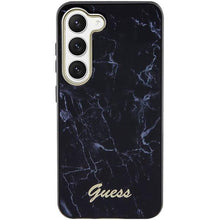 Заредете изображение във визуализатора на галерията – Guess GUHCS23SPCUMAK S23 S911 black/black hardcase Marble
