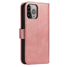 Заредете изображение във визуализатора на галерията – Wallet Case with Stand for iPhone 15 Pro Max Magnet Case - Pink
