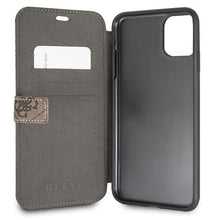 Заредете изображение във визуализатора на галерията – Guess GUFLBKSN654GB iPhone 11 Pro Max brown/brązowy book 4G
