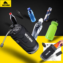 Заредете изображение във визуализатора на галерията – WILDMAN Bicycle bag R1 waterproof 1L for bottle black
