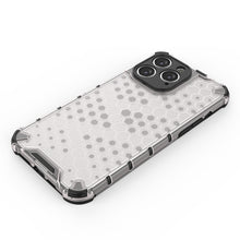 Заредете изображение във визуализатора на галерията – Honeycomb case for iPhone 14 Pro armored hybrid cover black
