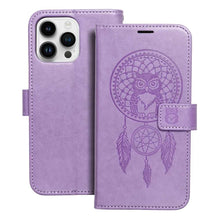 Заредете изображение във визуализатора на галерията – Forcell mezzo book case for iphone 14 pro max ( 6.7 ) dreamcatcher purple - TopMag

