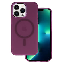 Заредете изображение във визуализатора на галерията – Magnetic Frosted Case for Iphone 15 Plus Purple
