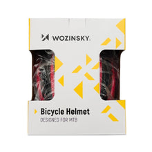 Заредете изображение във визуализатора на галерията – Wozinsky bicycle helmet / scooter helmet 57-62 cm M / L adjustable black / red (WBH-MTB01)
