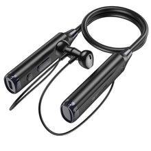Заредете изображение във визуализатора на галерията – Borofone Sports earphones BE64 Perfect bluetooth black
