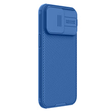 Заредете изображение във визуализатора на галерията – Nillkin CamShield Pro Magnetic Case for iPhone 15 Pro Max with Camera Cover - Blue
