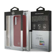 Заредете изображение във визуализатора на галерията – Original faceplate case MERCEDES MEHCS21SSILRE for SAMSUNG S21 (Silicone Line / red)
