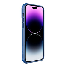 Заредете изображение във визуализатора на галерията – Nillkin CamShield S Case case for iPhone 14 Pro Max armored cover camera cover blue
