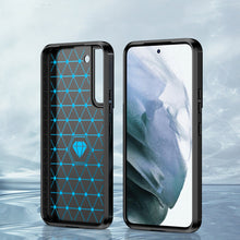 Заредете изображение във визуализатора на галерията – Carbon Case for Samsung Galaxy S23 flexible silicone carbon cover black

