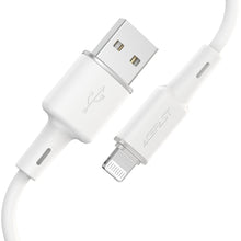 Заредете изображение във визуализатора на галерията – Acefast cable usb a tp lightning 8-pin mfi 2,4a c2-02 silicone 1,2m white
