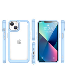 Заредете изображение във визуализатора на галерията – Outer Space Case iPhone 14 hard cover with gel frame blue
