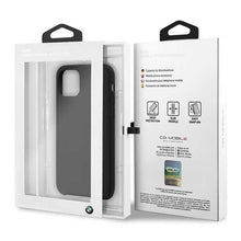 Заредете изображение във визуализатора на галерията – Etui hardcase BMW BMHCN58SILBK iPhone 11 Pro czarny/black Silicone
