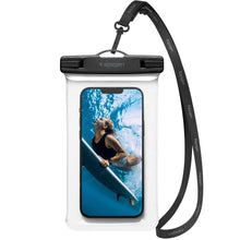 Заредете изображение във визуализатора на галерията – Spigen a601 universal waterproof case transparent - TopMag
