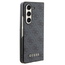 Заредете изображение във визуализатора на галерията – Original faceplate case GUESS GUHCZFD5GF4GGR for Samsung Fold 5 (4G Charm / grey)
