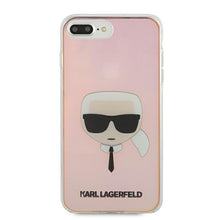 Заредете изображение във визуализатора на галерията – Karl Lagerfeld KLHCI8LPCKHML iPhone 7/8 Plus multicolor hardcase Iridescent Karl`s Head
