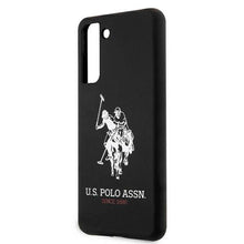 Заредете изображение във визуализатора на галерията – Оригинален гръб US Polo за samsung s21 plus (silicone logo / black) - TopMag
