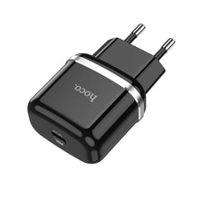 Заредете изображение във визуализатора на галерията – Hoco charger type c pd20w fast charge victorious n24 black
